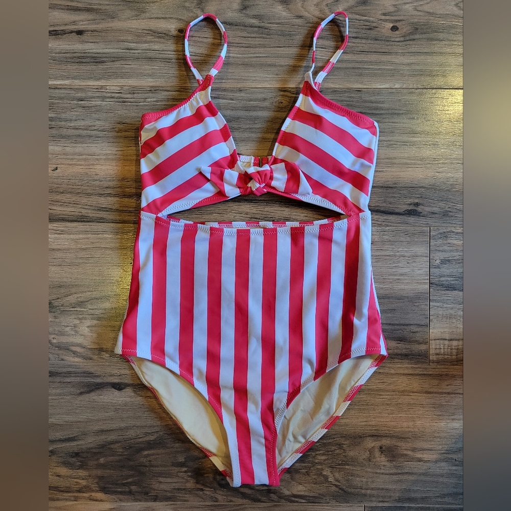 Pick Pink One-Piece Cutout Swimsuit